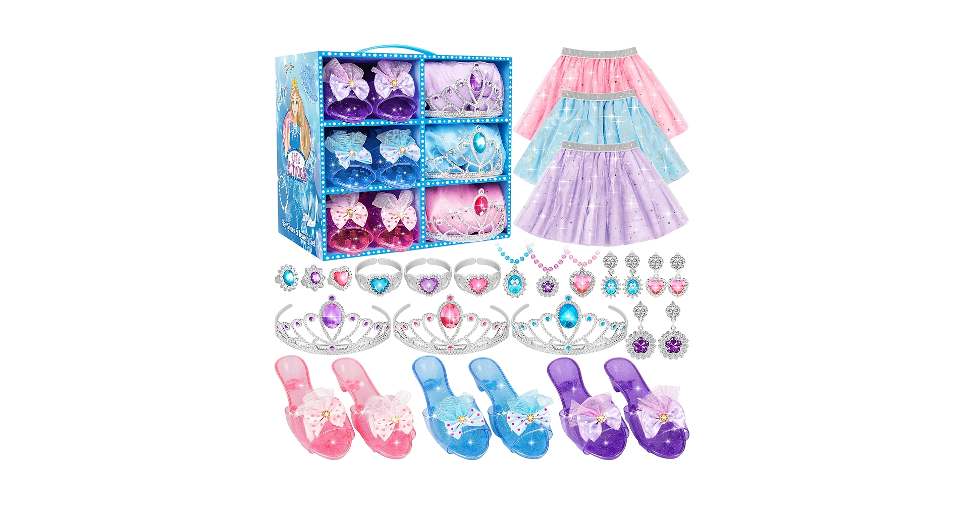 Nat&amp;Jules アクティビティー プリンセス #5004720006 9jupf8b Amazon.com: LJZJ Princess Dress Up Toys & Jewelry Boutique